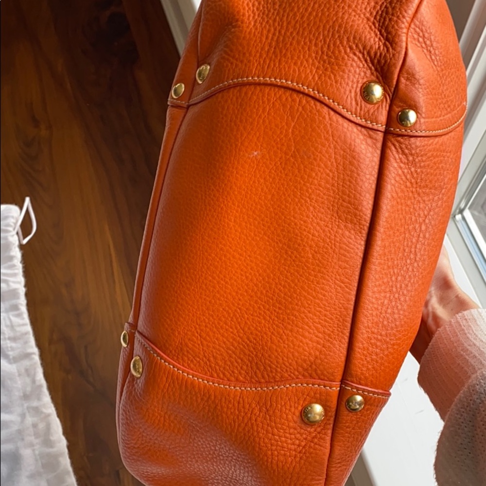 Authentic Prada Handbag - orange leather - Picture 8 of 8